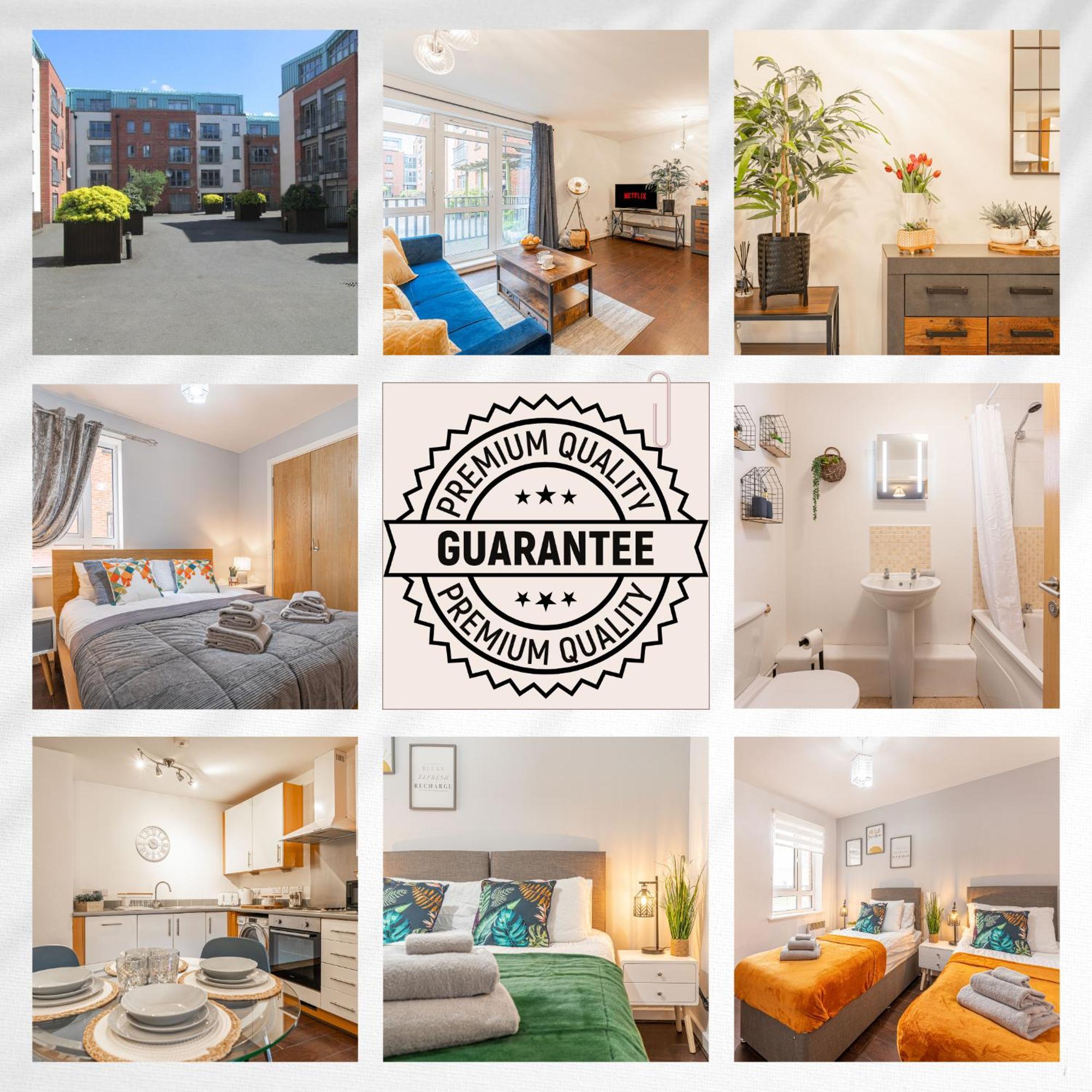 City Centre Flat Ideal For Contractors, Families & Relocators - Disable People Welcome - Free Parking, Fast Wifi, Smart Tv And 2 Bathrooms, 7Min Walk From Train Station! Coventry Exterior foto
